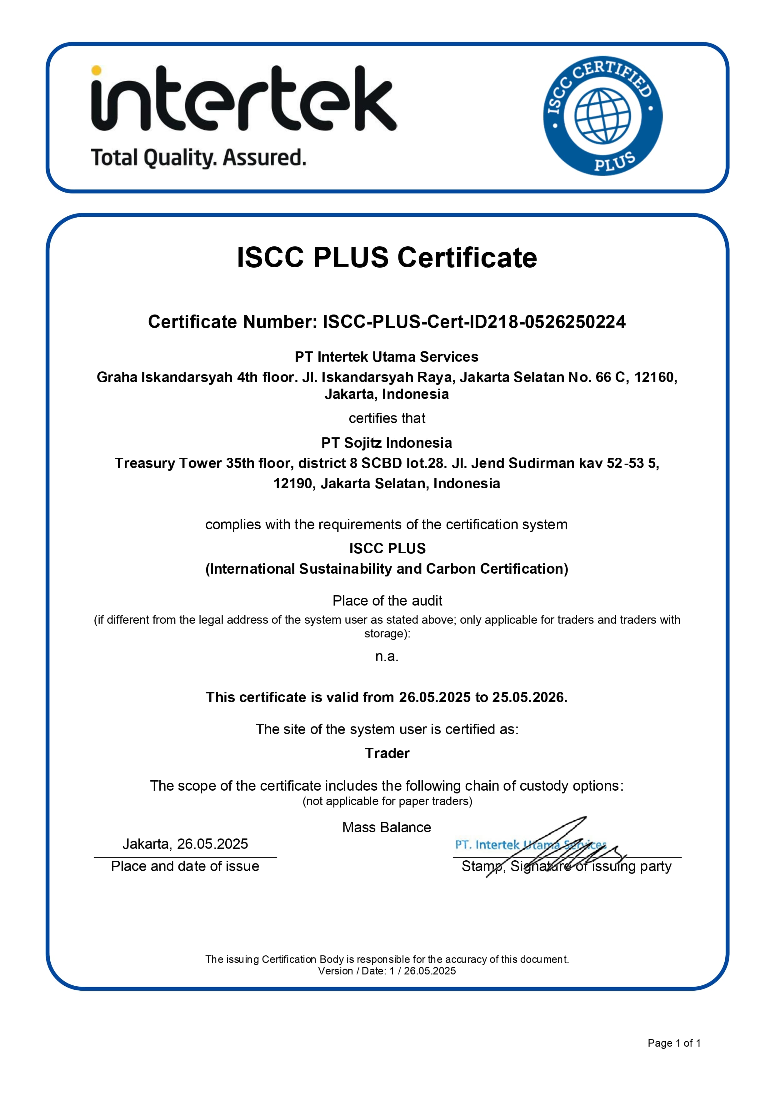 achievements.certificate_alt — ISCC PLUS - International Sustainability and Carbon Certification
